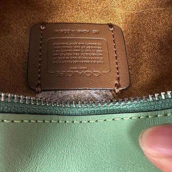 Coach CO974 Leather Andrea Mini Carryall Top Handle/Crossbody Bag - Picture 7 of 9